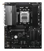 Mainboard ASROCK AMD B850 SAM5 ATX Memory DDR5 Memory slots 4 1xPCI-Express 4.0 16x 1xPCI-Express 5.0 16x 1xM.2 1xHDMI 1xAudio-In 1xAudio-Out 1xMicrophone 6xUSB 2.0 4xUSB 3.2 1xUSB-C 1xRJ45 B850PRO-AWIFI