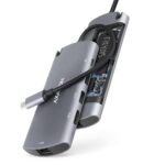 I/O HUB USB-C 6IN1 AXAGON HMC-6M2 su SATA M.2 ir HDMI jungtimis