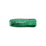 Atminties kortelė Intenso 8GB USB2 žalia