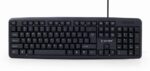 Klaviatūra USB ENG/BLACK KB-U-103 su 104 klavišais