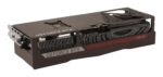 Vaizdo plokštė ASUS NVIDIA GeForce RTX 5080 su GDDR7 atmintimi, šoninis vaizdas