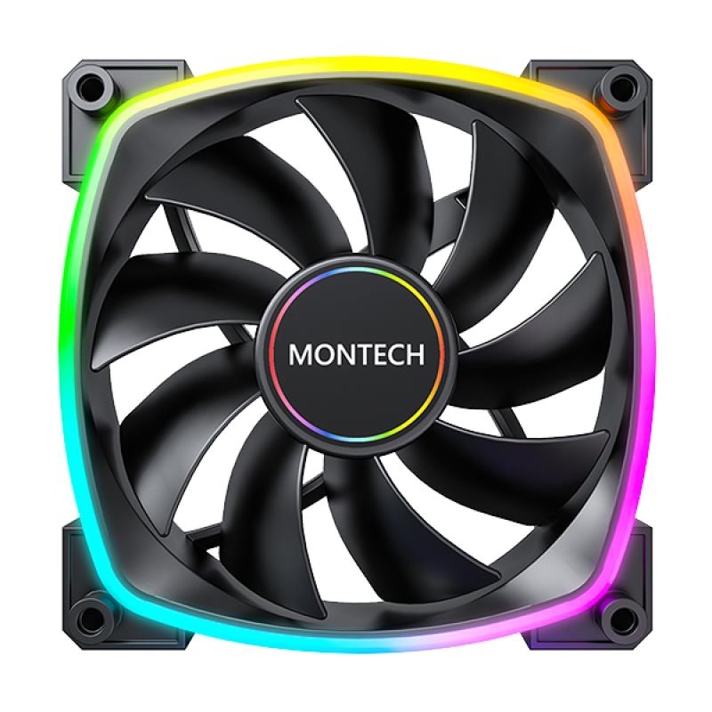 4c9665a4-dc6a-4a26-a96d-84c8740f275d CASE FAN 140MM/AX140 PWM BLACK MONTECH