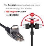 HDMI kabelis CAC-1360 su matomu 2 metrų ilgiu ir jungtimis