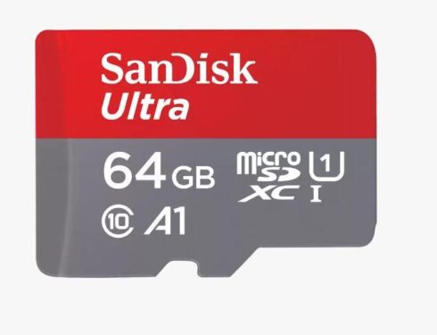 SanDisk microSDXC 64GB UHS-I kortelė su adapteriu