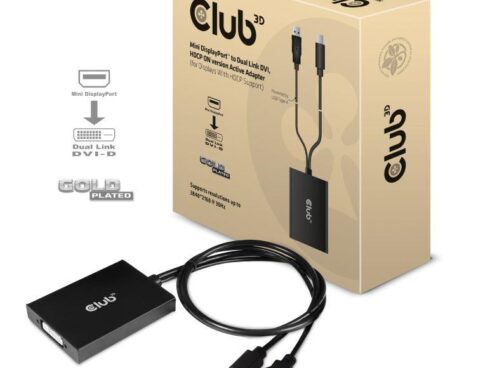 I/O ADAPTER MINI DP TO DVI-I/ACTIVE CAC-1130 CLUB3D