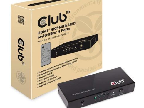 VIDEO SWITCH HDMI 4PORT/CSV-1370 CLUB3D