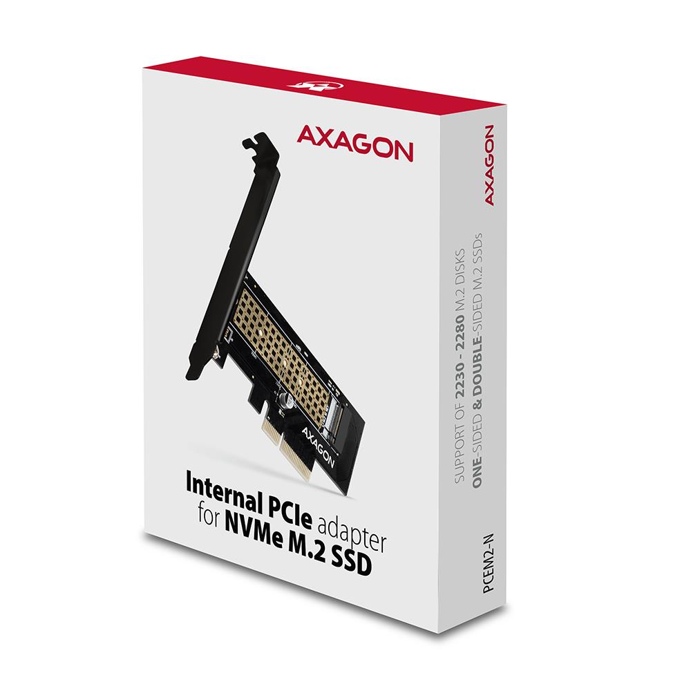 51dbd7a5-d745-4737-a3ce-db1dec3b85be SSD ACC ADAPTER PCIE NVME/M.2/SP&LP PCEM2-N AXAGON