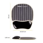 MOUSE PAD PHOTO GEL/CHEVRON 9653401 FELLOWES