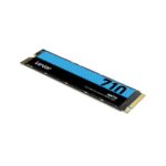 SSD LEXAR NM710 500GB M.2 PCIe Gen4, šoninis vaizdas su jungtimis