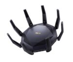 Wireless Router ASUS 6000 Mbps Mesh Wi-Fi 6 USB 3.1 9x10/100/1000M 1x10GbE 1xSPF+ Number of antennas 8 RT-AX89X