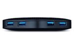 I/O HUB USB3 4PORT/UH400 TP-LINK iš šono, rodo prievadų išdėstymą