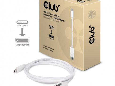 CABLE USB-C TO DP 1.2M/M/M CAC-1517 CLUB3D