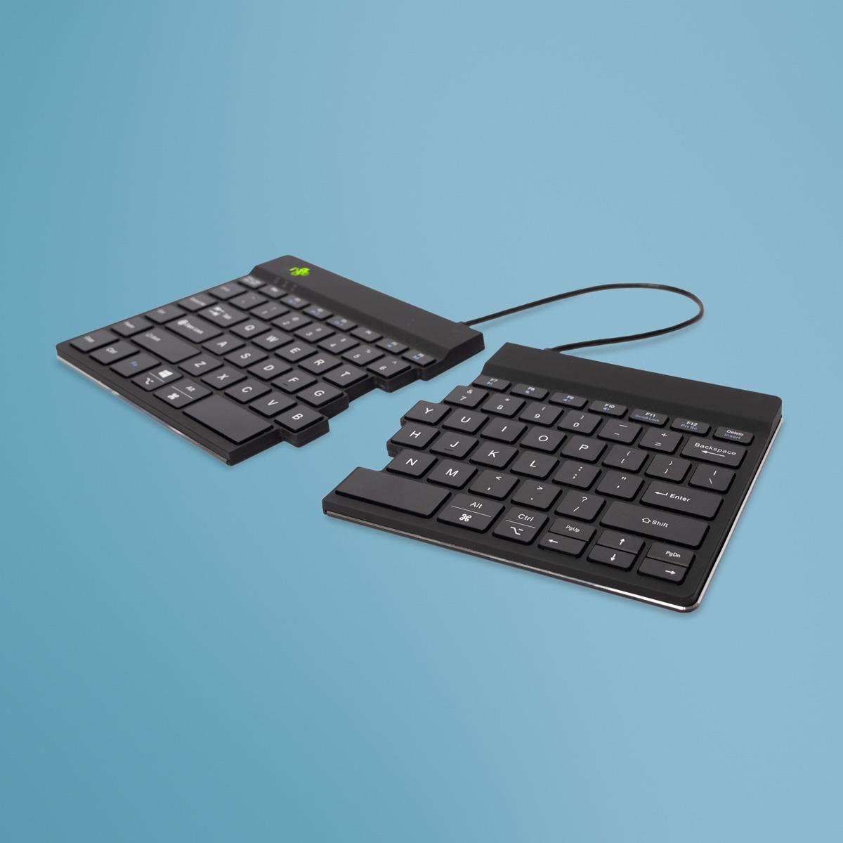 53cf2ec1-4282-47b4-87c3-ed72e55b15e1 Klaviatūra R-Go Split Break su integruota pertraukų programine įranga