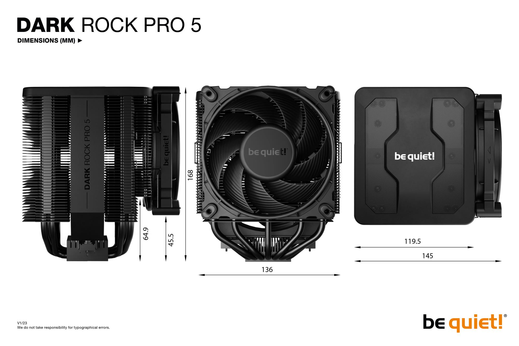 53dc2dc5-1c34-4ea9-9cd5-f1597d9e6a57 CPU COOLER S_MULTI/DARK ROCK PRO 5 BK036 BE QUIET