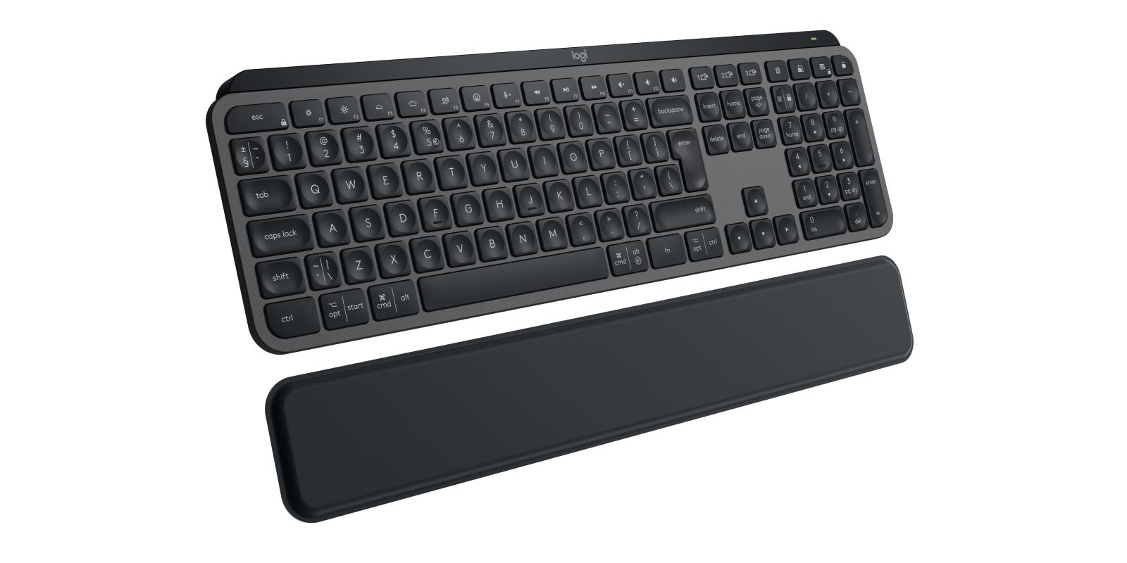 540aad44-f728-4b0e-add2-21acdb286782 Klaviatūra Logitech MX Keys, anglų kalba, grafito spalvos