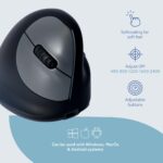 MOUSE USB OPTICAL BREAK/BLACK RGOHBRSWLBL R-GO TOOLS
