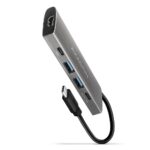 I/O HUB USB-C 5IN1 HMC-5G2 su 10Gbps duomenų perdavimo greičiu