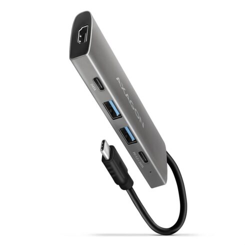 I/O HUB USB-C 5IN1 HMC-5G2 su 10Gbps duomenų perdavimo greičiu