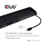 NB ACC DOCKING STATION/USB-C 100W CSV-1564W100 CLUB3D