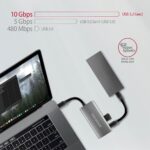 I/O HUB USB3.2 4PORT/0.13M HMC-4G2 AXAGON