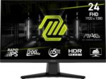 LCD monitor MSI MAG 242F su 1920x1080 rezoliucija ir 200Hz atnaujinimo dažniu