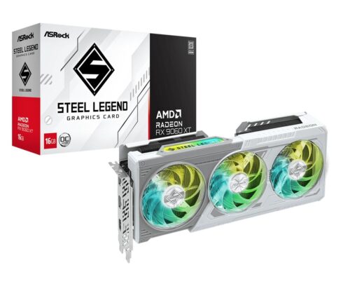 ASROCK AMD Radeon RX 9060 XT su 16 GB GDDR6 atminties