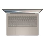 Notebook ASUS ZenBook Series UX3407QA-QD202W CPU Snapdragon X X1-26-100 14" 1920x1200 RAM 16GB LPDDR5x SSD 512GB Qualcomm Adreno Integrated ENG Windows 11 Home Beige 0.98 kg 90NB1501-M00E30