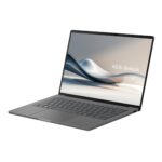 Notebook ASUS ZenBook Series UX3407RA-QD010W CPU Snapdragon X1E78100 3400 MHz 14" 1920x1200 RAM 32GB LPDDR5x SSD 1TB Qualcomm Adreno Integrated ENG Windows 11 Home Grey 0.98 kg 90NB16G2-M001Y0