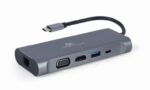 USB-C adapteris su HDMI ir USB 3.0, 7-in-1, erdvus pilkas