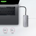 I/O HUB USB-C 6IN1 SATA M.2/0.18M HMC-6M2 AXAGON
