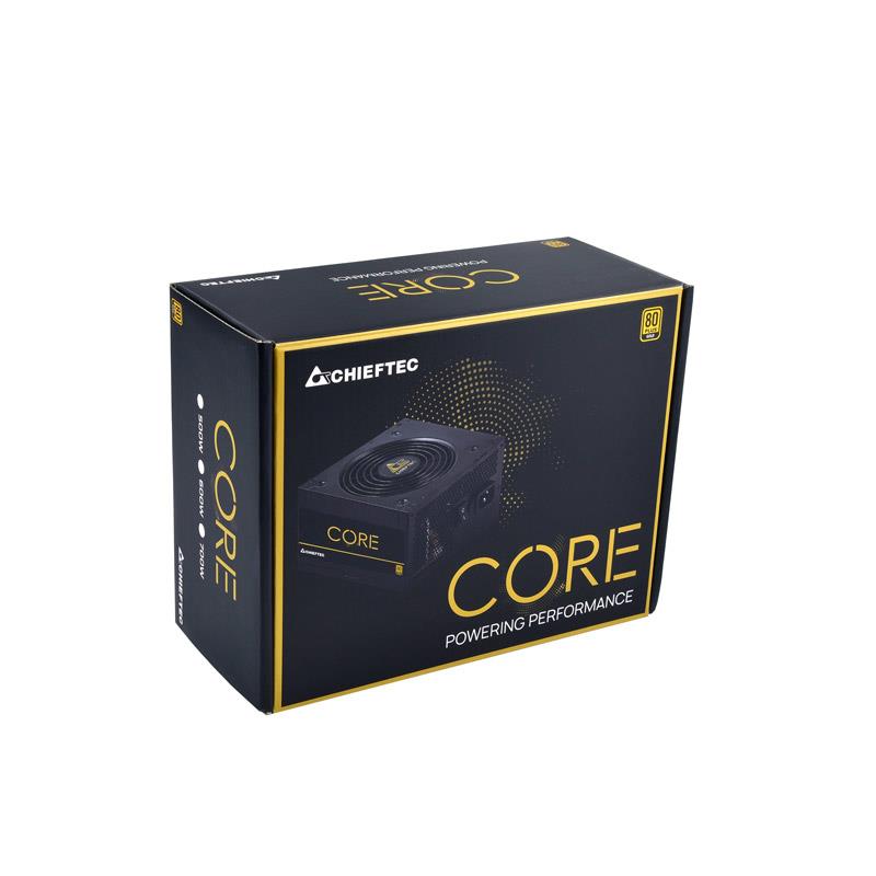 5bcd2523-771c-41c7-be2e-17acd4ecb2b0 Power Supply CHIEFTEC 700 Watts Efficiency 80 PLUS GOLD PFC Active BBS-700S