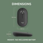 MOUSE USB OPTICAL WRL M350S/BLACK 910-007015 LOGITECH
