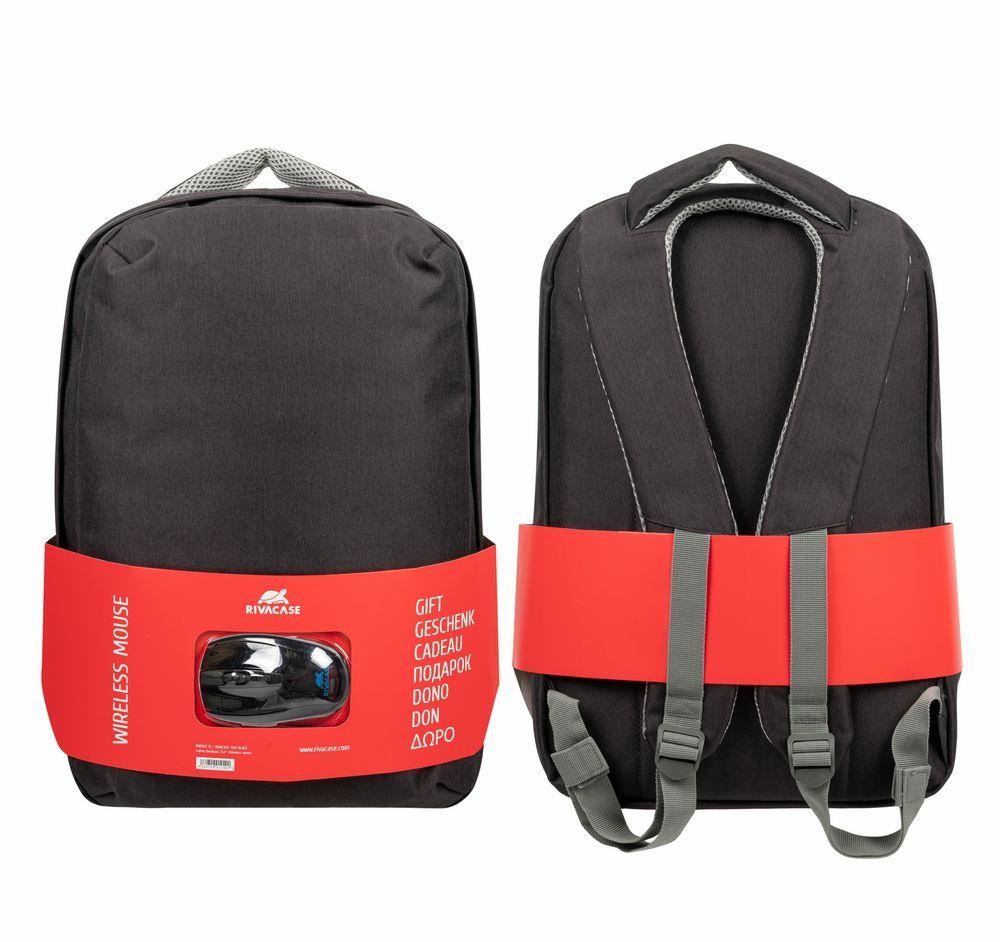 5c4b8203-c267-42ee-b228-c645535acda0 NB BACKPACK 15.6" + MOUSE/7563 BLACK RIVACASE