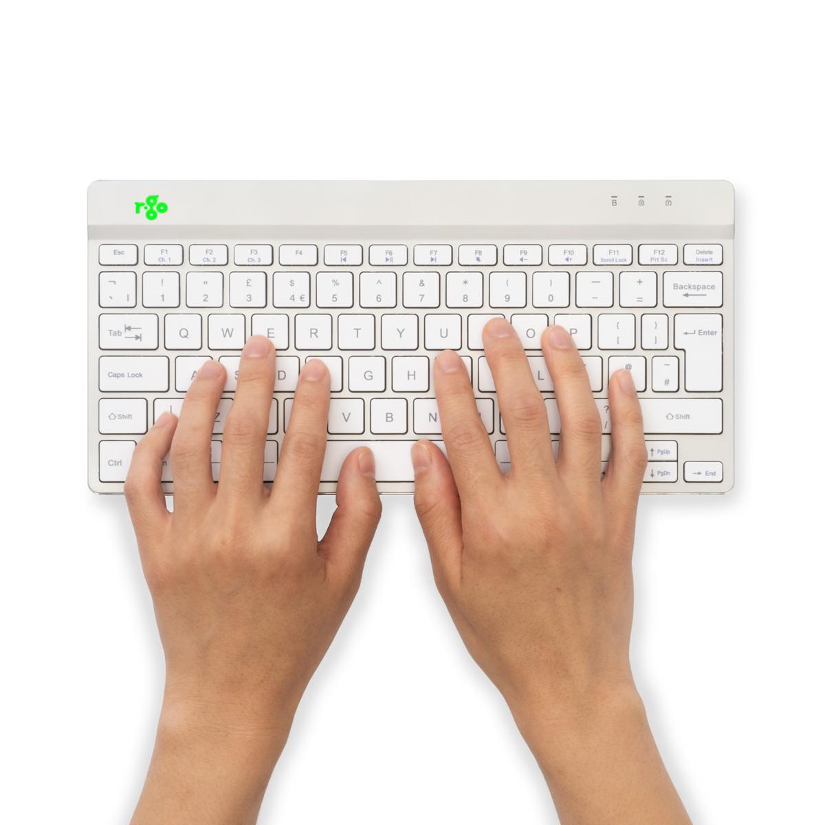 5c527ef4-0b03-4657-884b-29dbb8b5ee60 KEYBOARD WRL COMPACT BREAK/WHITE RGOCOUSWLWH R-GO TOOLS