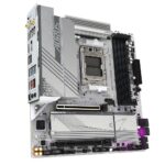 Mainboard GIGABYTE AMD B650 SAM5 Micro-ATX Memory DDR5 Memory slots 4 1xPCI-Express 4.0 4x 1xPCI-Express 4.0 16x 2xM.2 1xHDMI 1xDisplayPort 4xUSB 2.0 7xUSB 3.2 1xUSB-C 1xOptical S/PDIF 1xRJ45 2xAudio port B650MAELITEAXICE1.1
