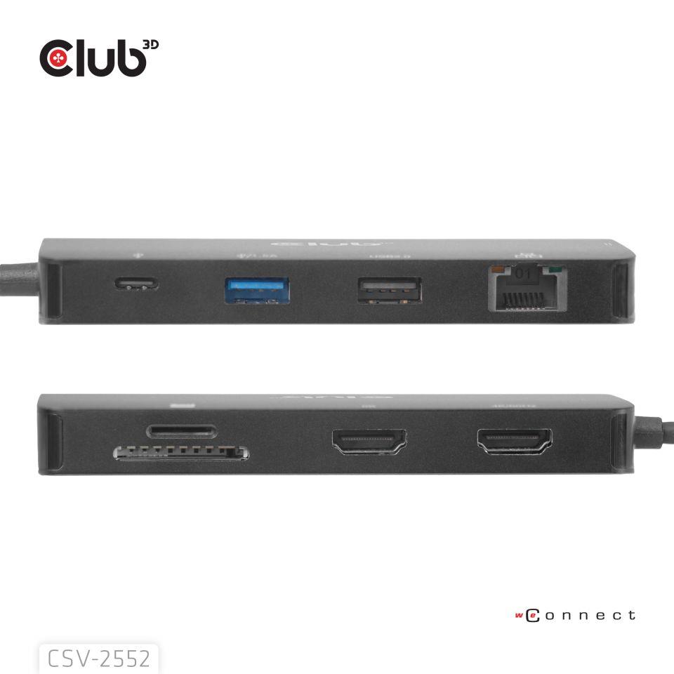 I/O HUB 9IN1 USB-C/100W CSV-2552 CLUB3D - RPC.LT