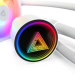 Artimasis vaizdas, rodomas LightFlow 240 ARGB (W) aušintuvo siurblys su RGB apšvietimu