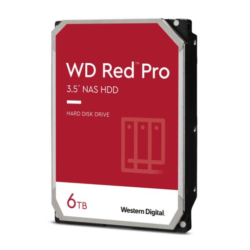 HDD WESTERN DIGITAL Red Pro 6TB su 7200 rpm ir 256 MB talpa