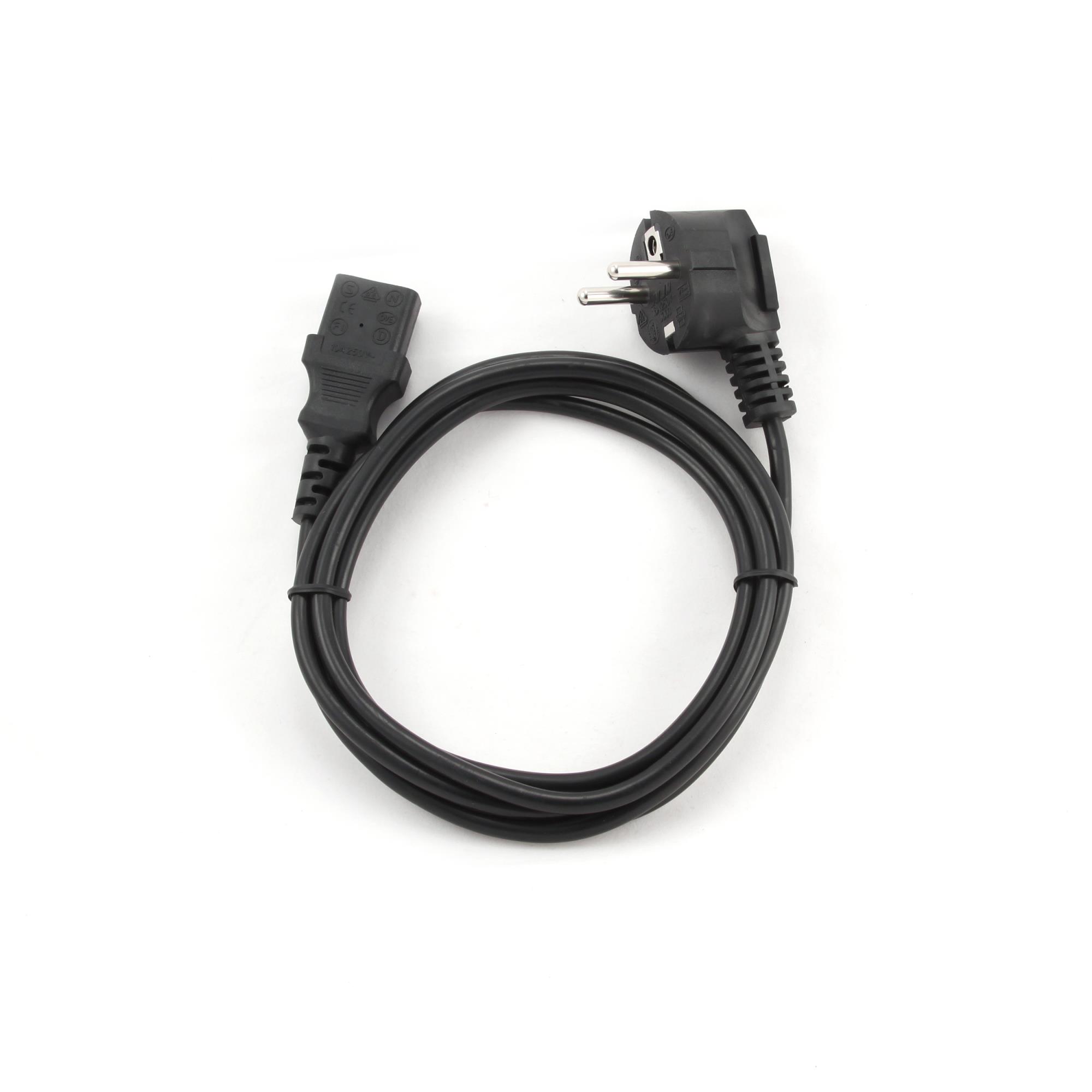 5dfd9f03-41dd-4b27-a956-2fd239da7c11 Maitinimo laidas EU 1 m su C13 jungtimi ir 6A srove