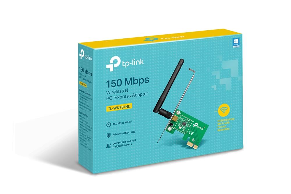 5e4f8535-b69f-42dd-9181-253c068fd12f WRL ADAPTER 150MBPS PCIE/TL-WN781ND TP-LINK