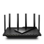 TP-LINK ARCHERAXE75 belaidis maršrutizatorius, 5400 Mbps, Wi-Fi 6e, 6 antenų