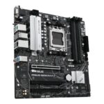 Mainboard ASUS AMD B650 SAM5 Micro-ATX Memory DDR5 Memory slots 4 2xPCI-Express 4.0 16x 2xM.2 1xVGA 1xHDMI 1xDisplayPort 4xUSB 2.0 4xUSB 3.2 1xPS/2 1xRJ45 3xAudio port PRIMEB650M-AII-CSM
