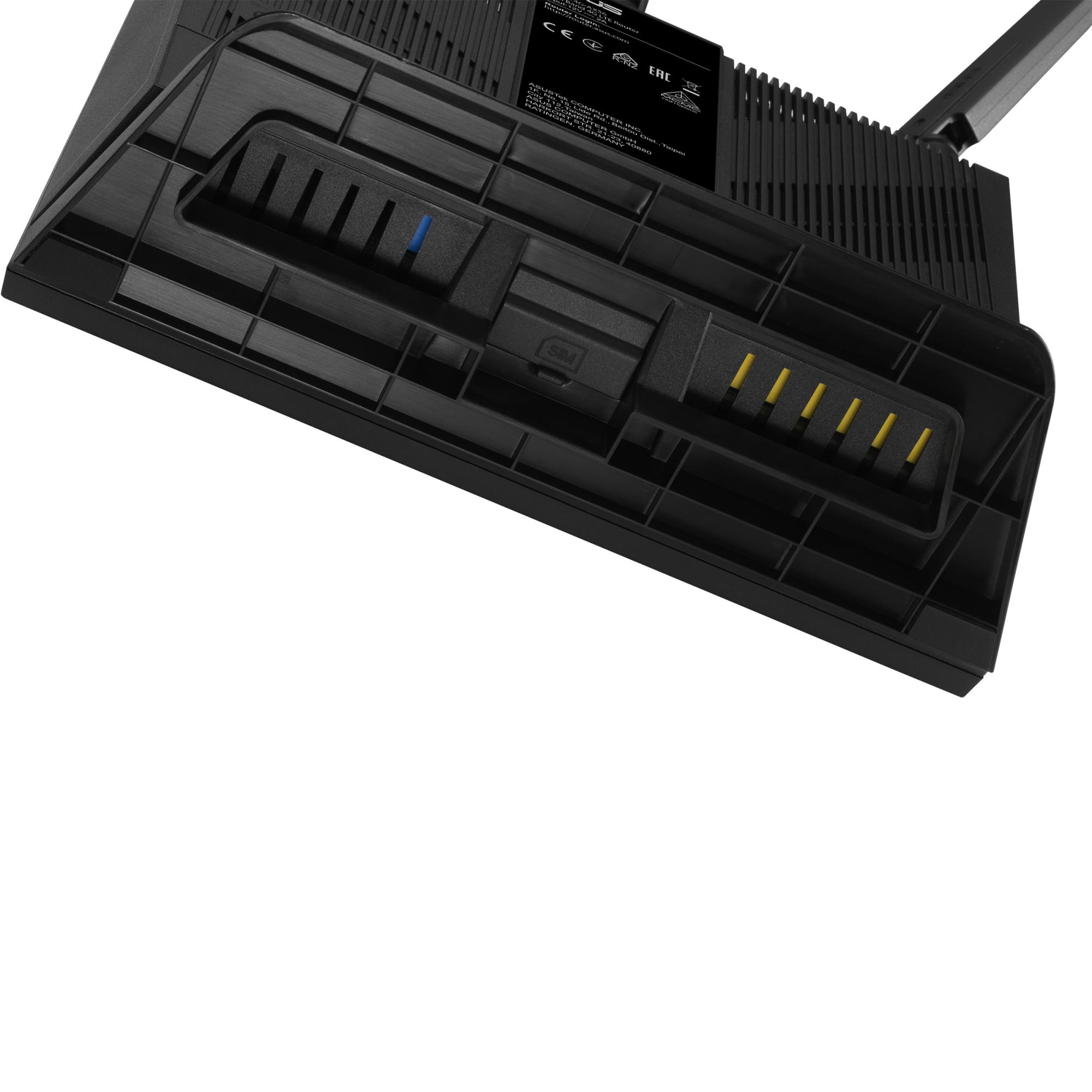 5f171016-29b8-414c-ba08-d443713c4388 Wireless Router ASUS Wireless Router 1800 Mbps Wi-Fi 5 Wi-Fi 6 1 WAN 4x10/100/1000M Number of antennas 4 4G-AX56