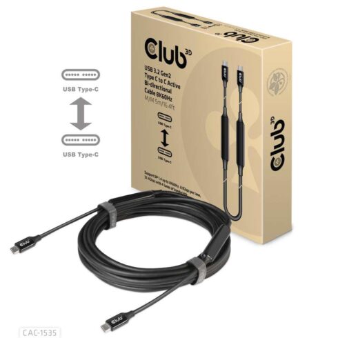USB-C į USB-C laidas 5m, 8K60Hz, CAC-1535