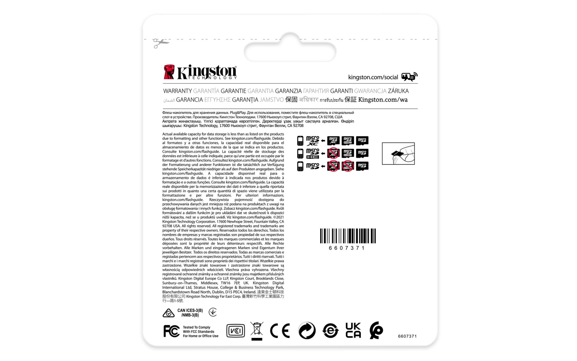 60361d42-bc9b-4560-b112-ca2e9c06c07b MEMORY MICRO SDHC 32GB UHS-I/SDCIT2/32GBSP KINGSTON