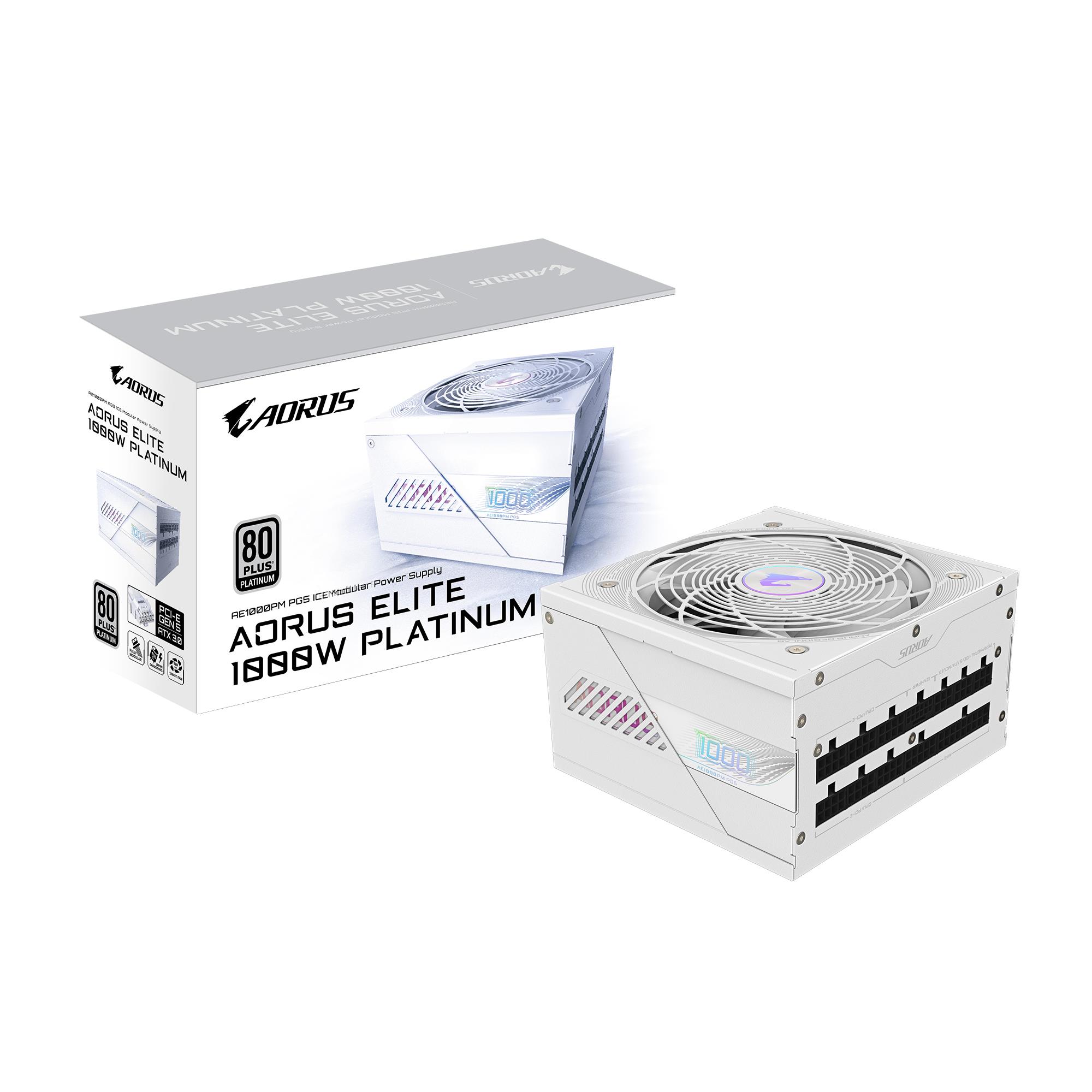 60b6ec49-5791-4803-a21c-efc52b032f96 GIGABYTE GP-AE1000PM PG5 ICE 1000W, 80 PLUS PLATINUM efektyvumas