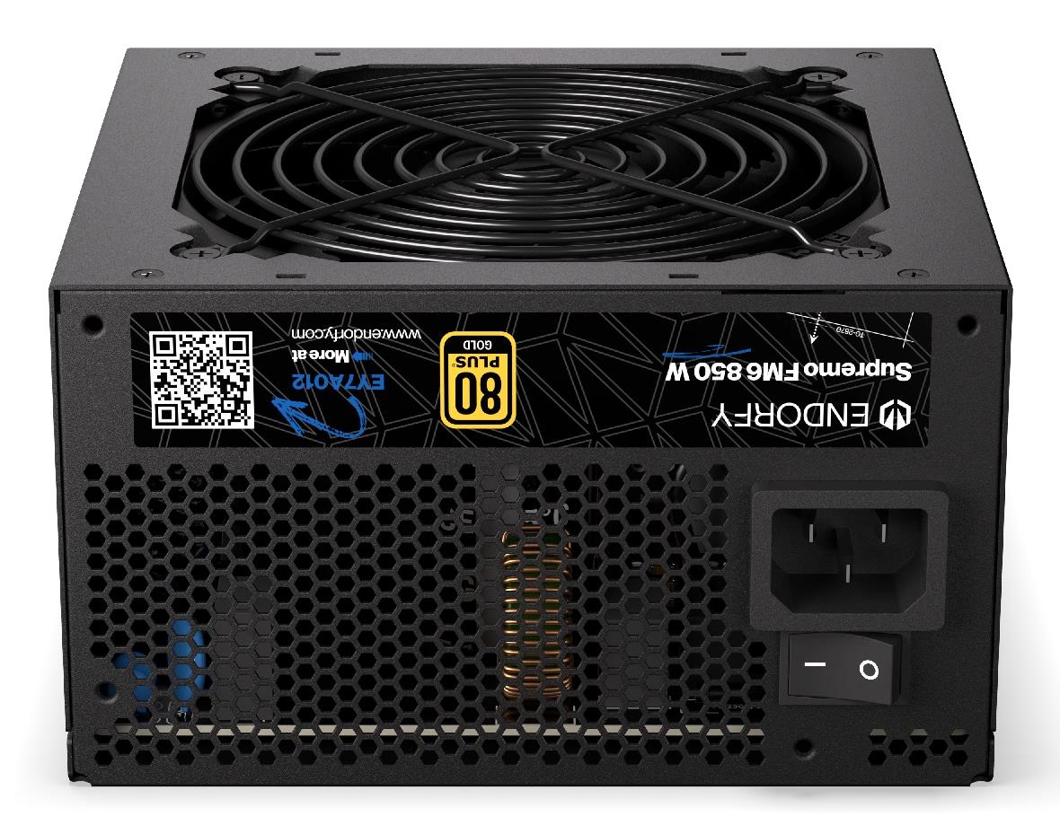 613a36e8-903a-4009-baee-a75f8ba0f7da Power Supply ENDORFY SUPREMO FM6 850 Watts Efficiency 80 PLUS GOLD MTBF 100000 hours EY7A012