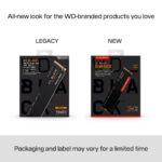 SSD WESTERN DIGITAL Black SN850X 4TB M.2 PCIE NVMe Write speed 6600 MBytes/sec Read speed 7300 MBytes/sec 2.38mm TBW 2400 TB WDS400T2X0E