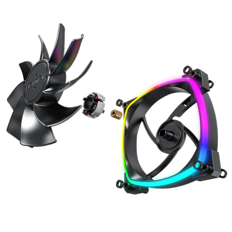 6167b3b9-8442-4466-b3d9-f43f452a50f2 CASE FAN 120MM/RX120 PWM BLACK MONTECH