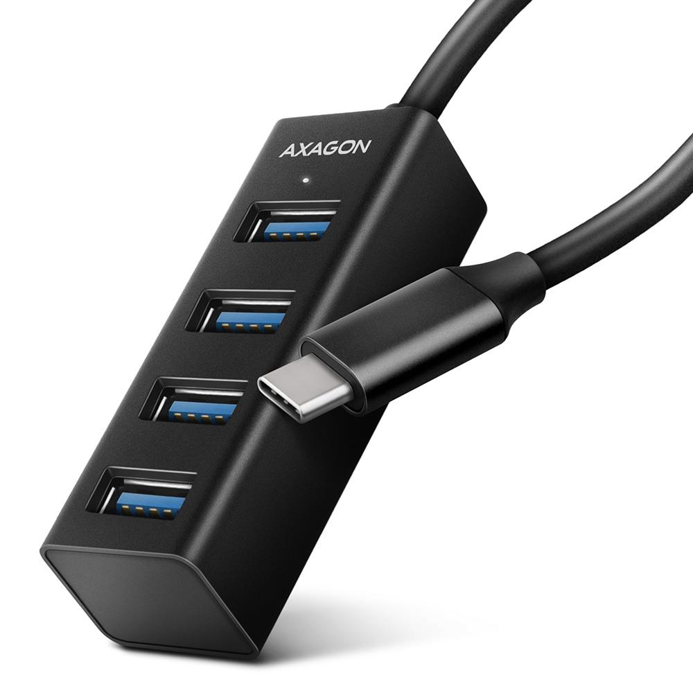 64afe8d5-a905-4762-9bae-b899018c6138 AXAGON HUE-M1C USB-C 4-port mini hub, 0.2m length
